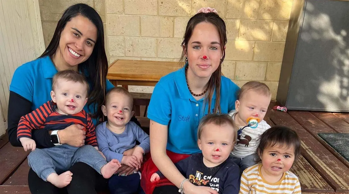 Educators with babies and toddlers